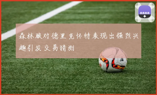 森林狼对德里克怀特表现出强烈兴趣引发交易猜测